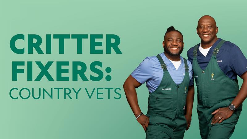 Critter Fixers: country verts logo